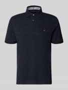 Slim fit poloshirt van piqué