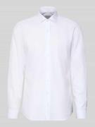 Slim fit zakelijk overhemd met knoopsluiting