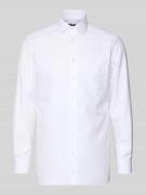 Modern fit zakelijk overhemd met knoopsluiting