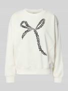 Regular fit sweatshirt van katoenmix