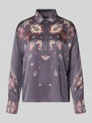 Blouseshirt met korte knoopsluiting