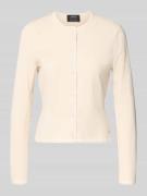 Gebreid jack met labeldetail