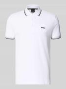 Regular fit poloshirt met labelstitching, model 'Paddy'