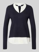 Gebreide pullover met structuurmotief