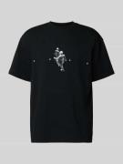 Regular fit T-shirt van puur katoen, model 'DOLLO'