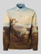 Classic fit vrijetijdsoverhemd in all-over look