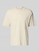 T-shirt met labeldetail