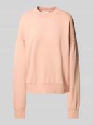 Oversized sweatshirt met labelprint, model 'ALIZAA'