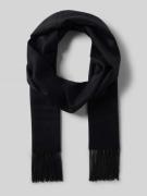 Sjaal met koordjes, model 'Cashmink'