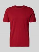 Regular fit T-shirt met logostitching
