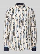 Overhemdblouse met knoopsluiting