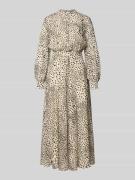 Maxi-jurk met opstaande kraag, model 'MASTRO'