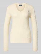 Gebreide pullover met kasjmier, model 'KIMBERLY'