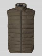 Bodywarmer met opstaande kraag