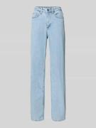 Wide leg jeans van katoenmix, model 'TESSA'