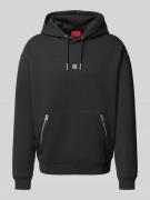 Hoodie van katoenmix met logo-applicatie, model 'Dargenhood'