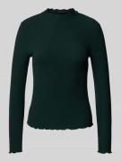 Slim fit shirt met lange mouwen en viscose, model 'LEMMA'