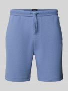 Regular fit sweatshorts van katoenmix, model 'WAFFLE'