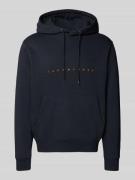 Hoodie met labelprint
