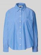 Comfort fit blouse met lange mouwen van puur katoen