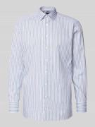 Regular fit zakelijk overhemd van katoen met kentkraag