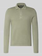 Slim fit pullover met polokraag, model 'GUNA'