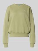 Regular fit sweatshirt van katoenmix