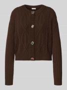 Gebreid jack met ribboorden