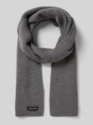 Sjaal met labeldetail