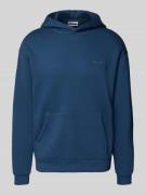 Hoodie met labelopschrift