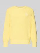 Regular fit pullover van katoenmix, model 'COTES PERLES'