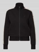 Regular fit sweatjack met opstaande kraag, model 'Britney'