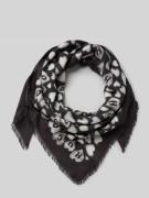 Sjaal van een mix van modal en katoen, model 'ALYCIA'