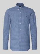 Slim fit vrijetijdsoverhemd van katoenmix