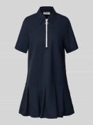 Nauwsluitende polo-jurk met viscose