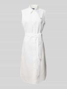 Overhemdjurk met strikceintuur, model 'CORY'