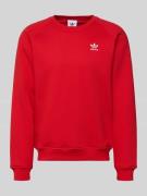 Sweatshirt met logo en ronde hals