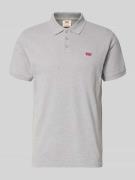 Poloshirt met labeldetail