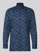 Regular fit zakelijk overhemd van puur katoen met kentkraag