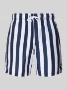 Regular fit zwembroek met labelpatch