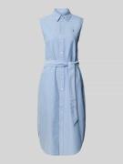 Overhemdjurk met strikceintuur, model 'CORY'