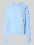 Regular fit sweatshirt van puur katoen