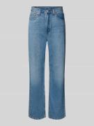 Straight fit jeans in 5-pocketmodel, model 'Live'