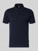 Poloshirt met merkopschrift