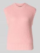 Spencer met wol in gebreide look, model 'Portuna'