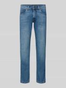 Tapered fit jeans in 5-pocketmodel, model 'Lyon'