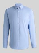 Regular fit zakelijk overhemd van elastisch twill, model 'P-JOE-KENT-C...