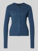 Regular fit gebreid jack met viscose, model 'FANTASTIC'