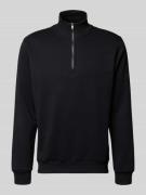 Regular fit sweatshirt met schipperskraag, model 'Bradley'