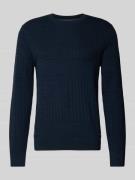 Gebreide pullover met ribboorden, model 'Raikon'